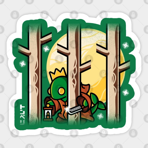 Tonberry Forest Sticker by logozaste